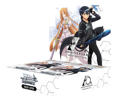 Weiss Schwarz Sword Art Online 10th Anniversary Animation Booster Box [Available April 21st 2023]