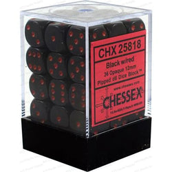 Chessex Opaque D6 12pack Dice