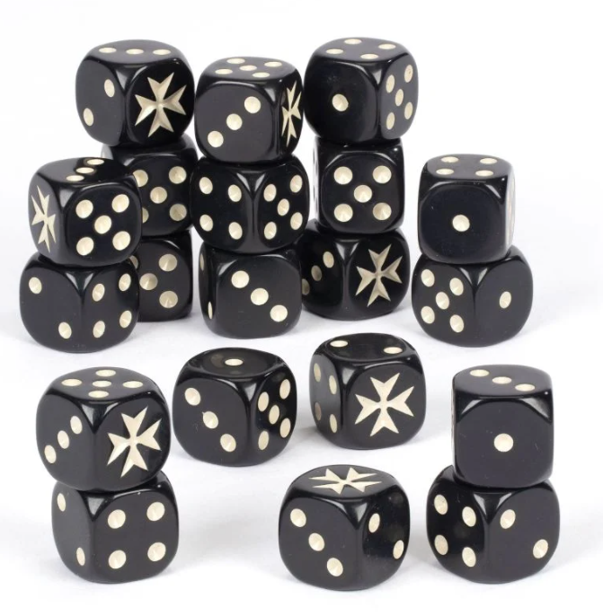 Black Templars Dice Set