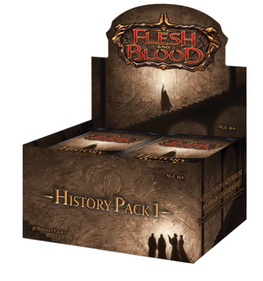 Flesh and Blood: History Pack 1 Black Label French Booster Box