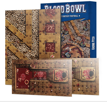 Khorne Team Double-sided Pitch and Dugouts Set