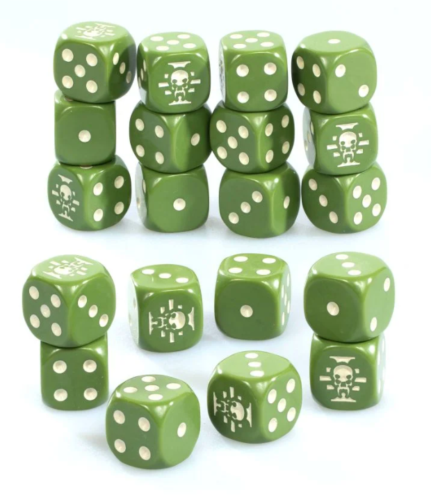 War Zone Octarius: Critical Mass Dice Set