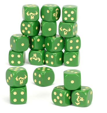 Orks Dice Set ( Pre Order available 11/09/2021.)