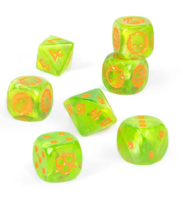 Blood Bowl Nurgle Team Dice Set