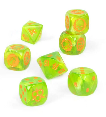 Blood Bowl Nurgle Team Dice Set