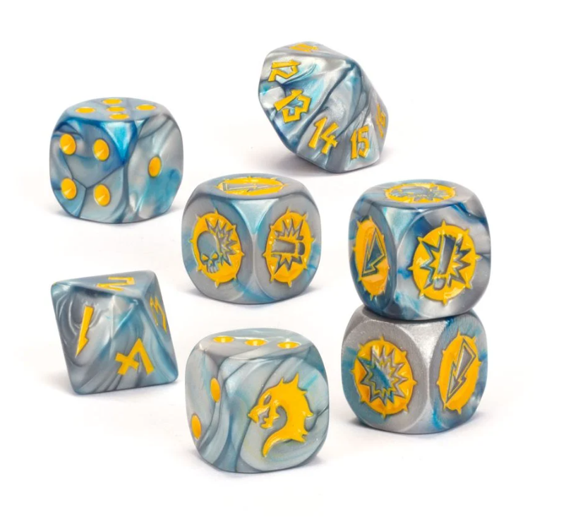 Blood Bowl Norse Team Dice Set
