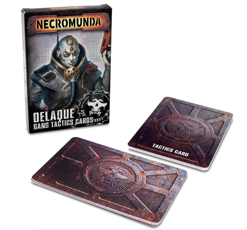 Necromunda: Delaque Gang Tactics Cards (Pre Order Available 07/08/2021.)