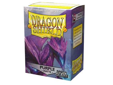 Dragon Shield Non-Glare Sleeve 100ct - Matte Purple