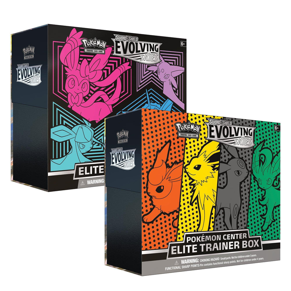pokemon trading card games evolving skies elite trainer box Pokemon Sword & Shield