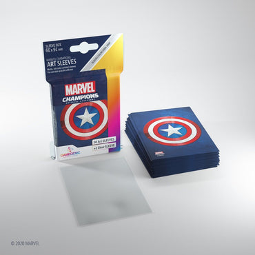 Sleeves: Marvel Champions Captain America (50ct)