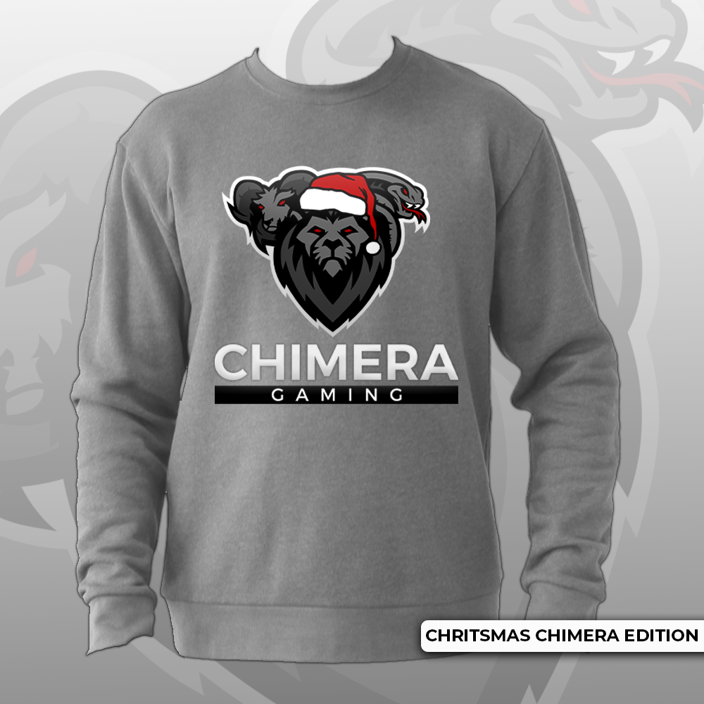 Chimera Gaming Christmas Sweater - Grey