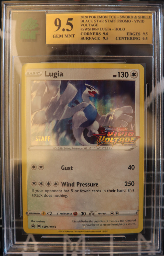 Lugia (Staff) - SWSH066 [Vivid Voltage Promo] *MNT 9.5*