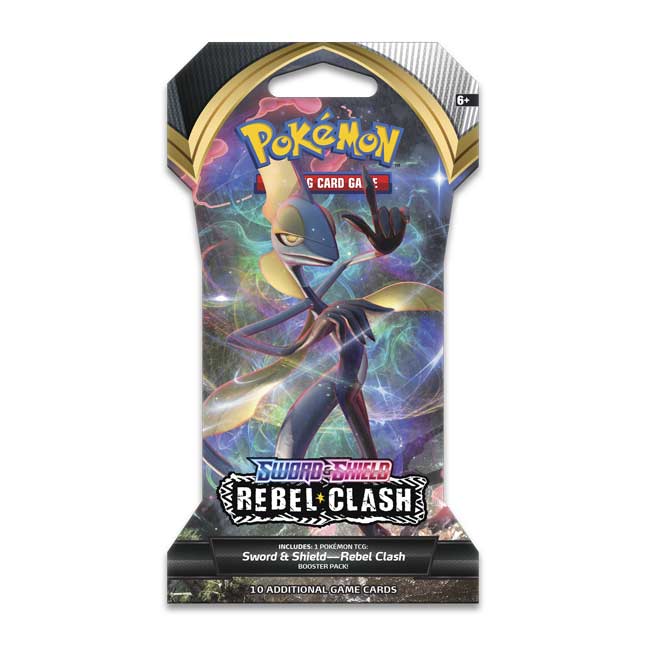 Pokemon Rebel Clash Booster Pack Sleeved