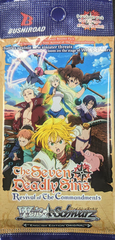 Weiss Schwarz Seven Deadly Sins Revival Of The Commandments Booster Pack