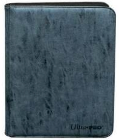 Ultra Pro Suede Collection: Premium 9-Pocket Zippered PRO-Binder Sapphire