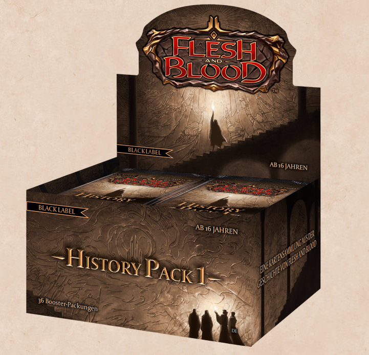 Flesh and Blood: History Pack 1 Black Label French Booster Box