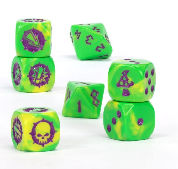 Blood Bowl Snotling Team Dice Set