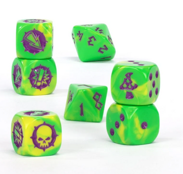 Blood Bowl Snotling Team Dice Set