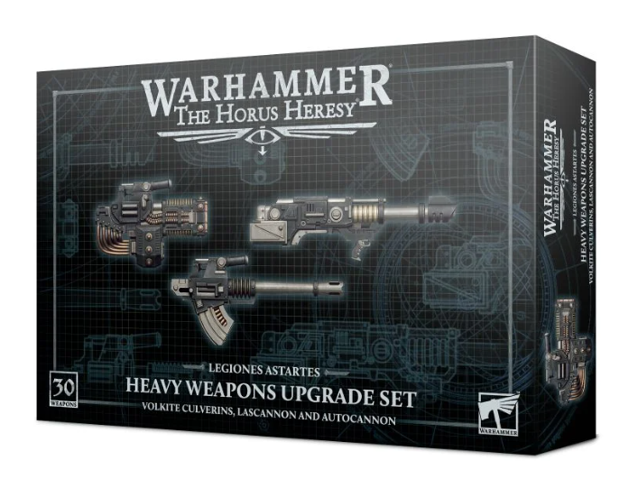 Heavy Weapons Upgrade Set – Volkite Culverins, Lascannons, and Autocannons