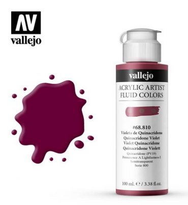 Quinacridone Violet Vellejo Acrylic Artist Fluid Color