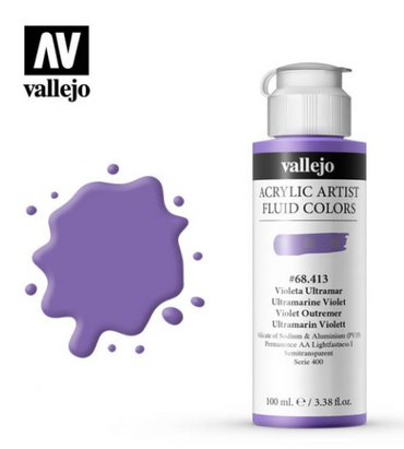 Ultramarine Violet Vellejo Acrylic Artist Fluid Color