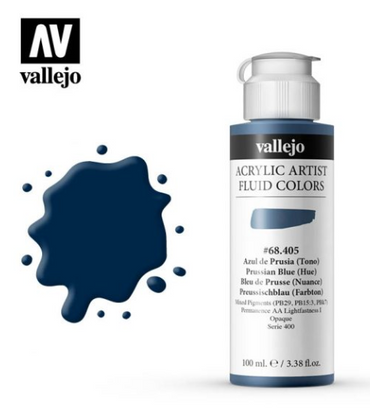 Prussian Blue (Hue) Vellejo Acrylic Artist Fluid Color