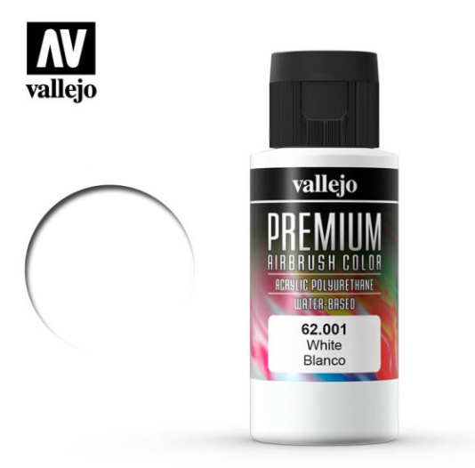 White Vallejo Premium Airbrush Color