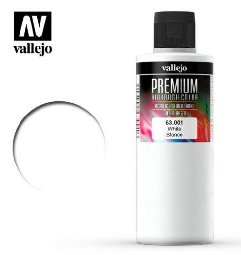 White Vallejo Premium Airbrush Color