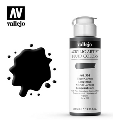 Lamps Black Vallejo Acrylic Artist Fluid Color