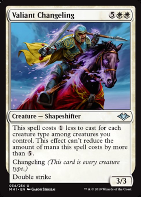 Valiant Changeling [Modern Horizons]