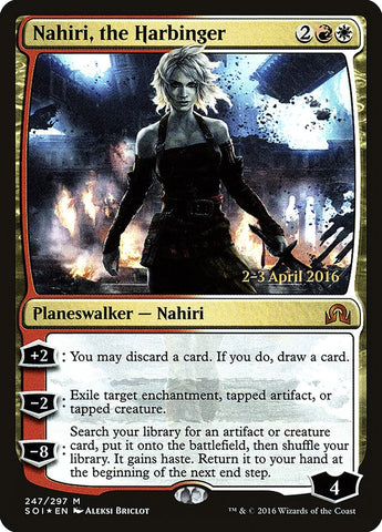 Nahiri, the Harbinger [Shadows over Innistrad Prerelease Promos]