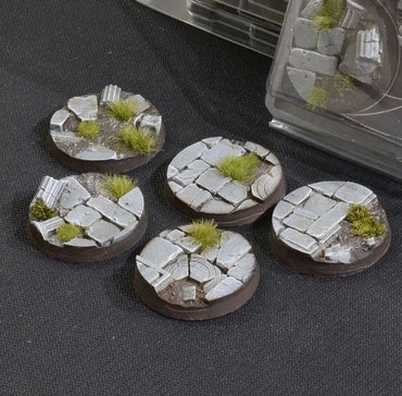 Gamers Grass Battle Ready Bases - Temple - Round 40mm (x5)