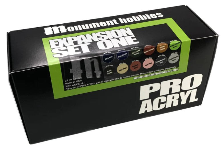 Monument Hobbies: Pro Acryl Expansion Set #1 - 2.0 Paint