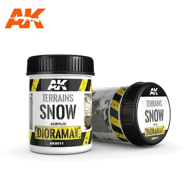 AK Interactive Terrains Snow - 250ml (Acrylic)