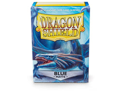 Dragon Shield Standard Sleeve 100ct -  Matte Blue