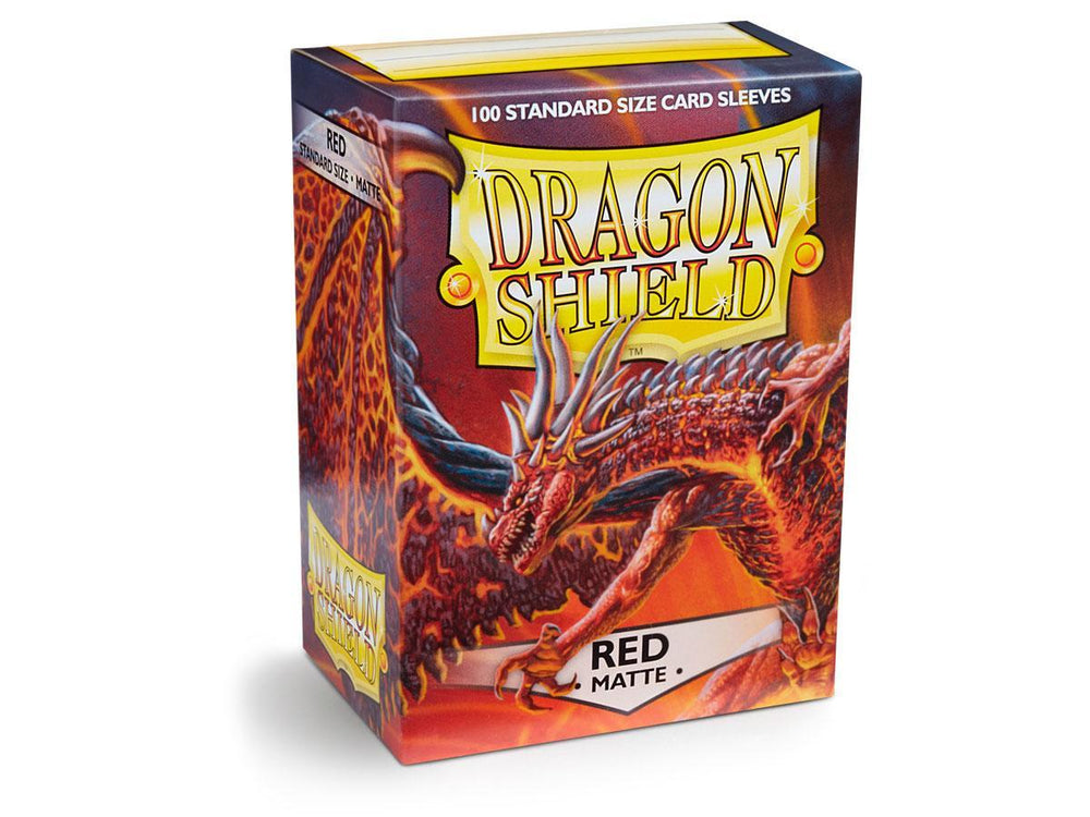 Dragon Shield Standard Sleeve 100ct - Matte Red