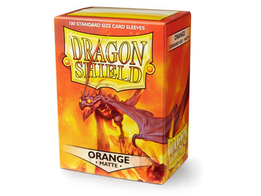 Dragon Shield Standard Sleeve 100ct - Matte Orange