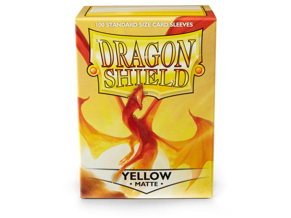 Dragon Shield Standard Sleeve 100ct - Matte Yellow