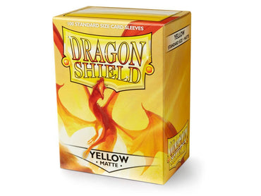 Dragon Shield Standard Sleeve 100ct - Matte Yellow