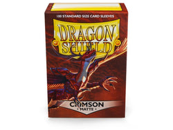 Dragon Shield Standard Sleeve 100ct - Matte Crimson