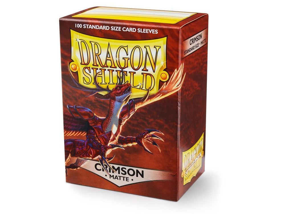 Dragon Shield Standard Sleeve 100ct - Matte Crimson