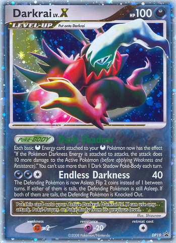 Darkrai LV.X (DP19) [Diamond & Pearl: Black Star Promos]