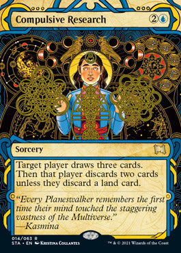 Compulsive Research (Foil Etched) [Strixhaven: School of Mages Mystical Archive]