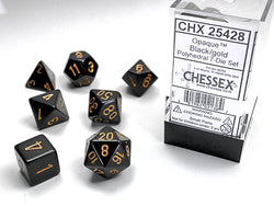 Chessex Opaque Polyhedral 7 Die Set