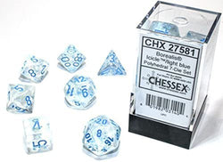 Chessex Borealis Polyhedral 7 Die Set