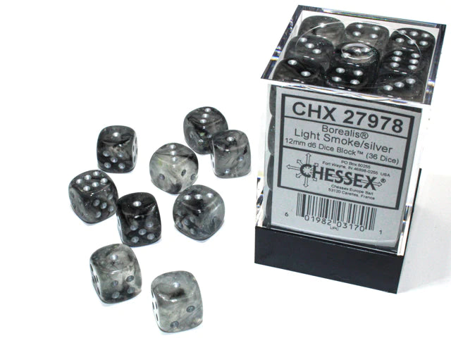 Chessex Borealis D6 36pack Dice