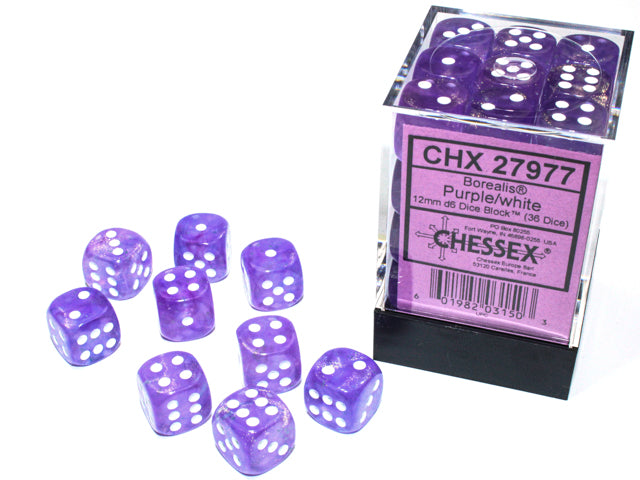 Chessex Borealis D6 36pack Dice