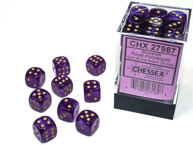 Chessex Borealis D6 36pack Dice