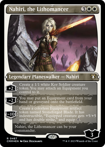 Nahiri, the Lithomancer (Foil Etched) [Commander Masters]