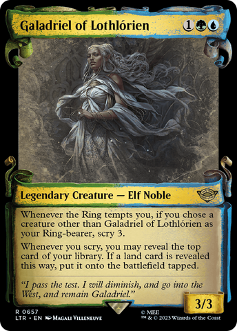 Galadriel of Lothlorien [The Lord of the Rings: Tales of Middle-Earth Showcase Scrolls]